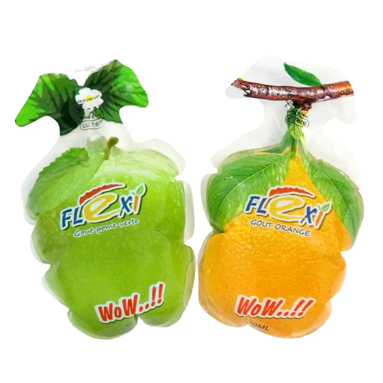 DQPACKインジェクションフルーツジュースポーチ冷凍食品プラスチックボトル型ゼリーその他の包装製品包装袋