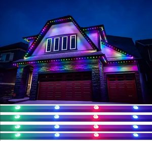 IC <span class=keywords><strong>LED</strong></span> pixels ánh sáng 30 mét ống Kính giáng sinh IP68 ngoài trời DMX nối tiếp vuông thông minh RGB 5cm 24V SMD5050 <span class=keywords><strong>LED</strong></span> <span class=keywords><strong>Pixel</strong></span> Lights - Product Image 3