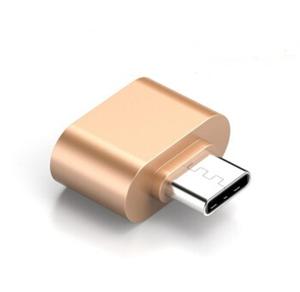 镀金银型c OTG适配器usb2.0型-c otg usb适配器转换器otg usb c型单件 - Product Image 2
