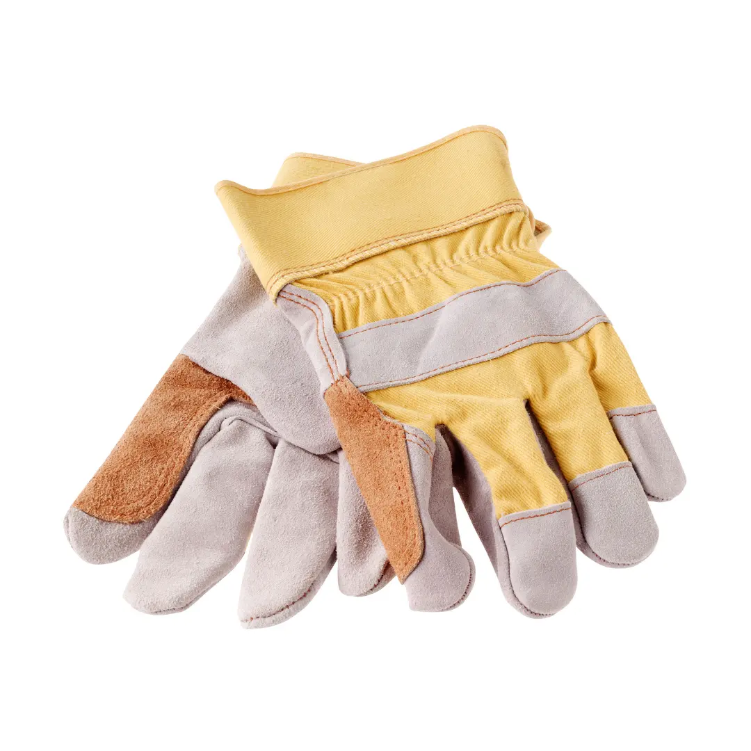 Guantes de mano de cuero Máquina de desgaste de construcción Guantes de trabajo de seguridad resistentes de invierno de la fábrica OEM Sao Mai