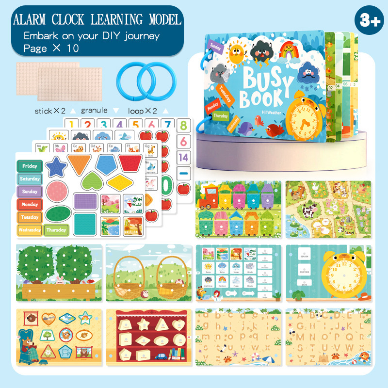 package 6 small alarm clock-learning in opp bag