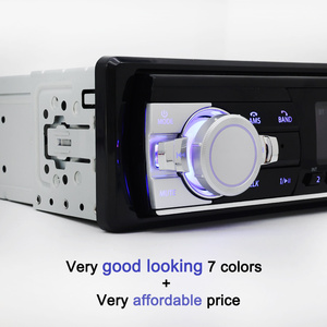 Hisound 1din声控汽车立体声收音机调频辅助输入接收器USB带蓝牙音频汽车Mp3播放器 - Product Image 5