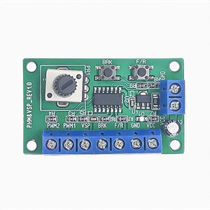 Controlador de velocidad del Motor de CC sin escobillas, controlador PWM, placa de Control de velocidad, regulador de punta, Control de avance y retroceso, 15KHz - Product Image 2