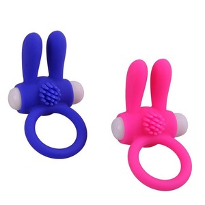 OEM Sperma-Verzögerungsring Sexspielzeug Vibrationsringe Silikon Rabbit Vibrator Penis Cockring für Männer Sexspielzeug - Product Image 2