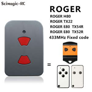 SMG-302 Roger E80 TX52R E80 TX54R 2 canali telecomando ROGER H80 TX22 433.92 MHz codice fisso - Product Image 2