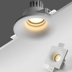 Embedded Gypsum <strong>Lamp</strong> Without Frame LED Gypsum Spotlight Anti <strong>Glare</strong> Circular square Ceiling Gypsum <strong>Lamp</strong> - Product Image 6