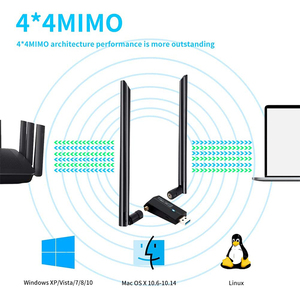 Hots 1750Mbps AC1750 realtekためRTL8814最速のusb無線lanアダプタ無線lanドングル無線lanスティックLINUX - Product Image 3