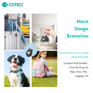 Coteci Hành Lý Ba Lô Trẻ Em Vật Nuôi Chống Trộm An <span class=keywords><strong>To</strong></span>àn Dây Thép Bảo Vệ Cáp Chủ Trường Hợp Cho Airtag Định Vị - Product Image 5