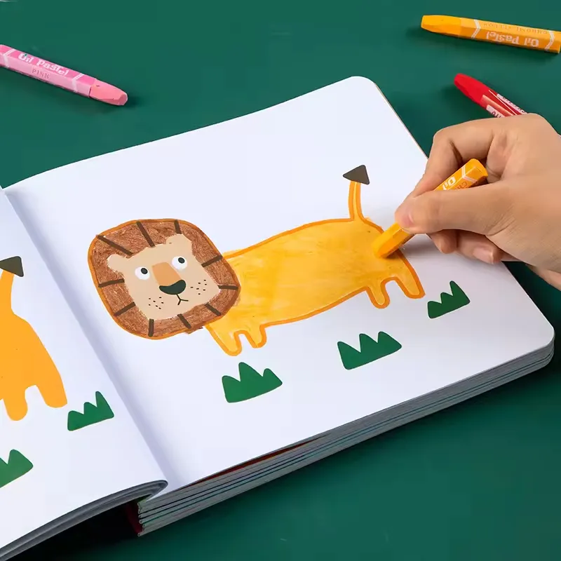 Zeecan nouveautés personnalisé enfants éducation Cognition animaux livres de coloriage enfants couleur livre de coloriage