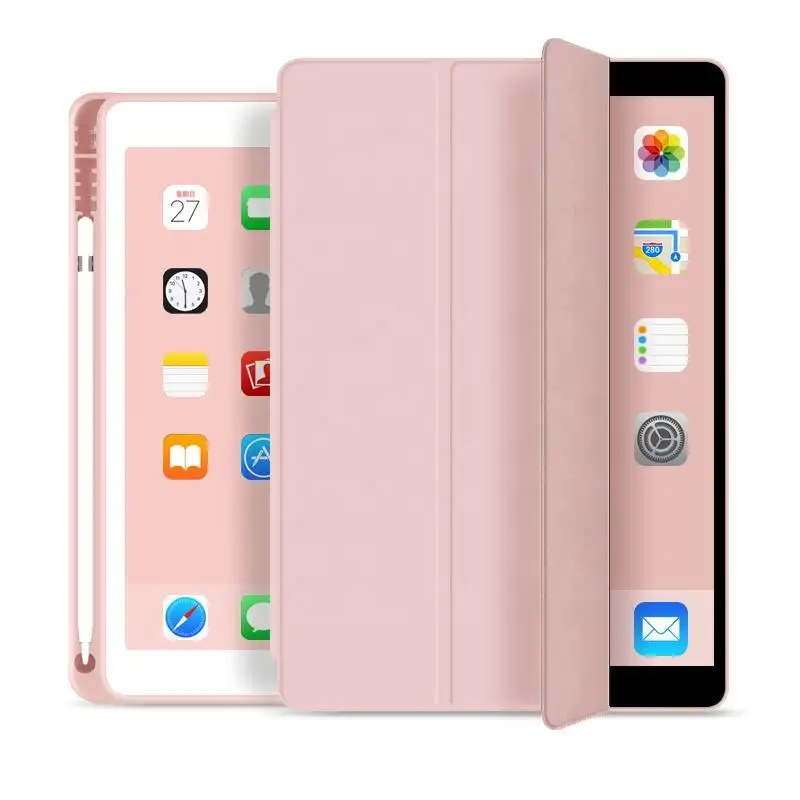 Three Fold Protective Case Folded Stand Flip Universal Cover Tablet Case 10.9 11 Inch for Ipad Smart Case Light Weight Offered