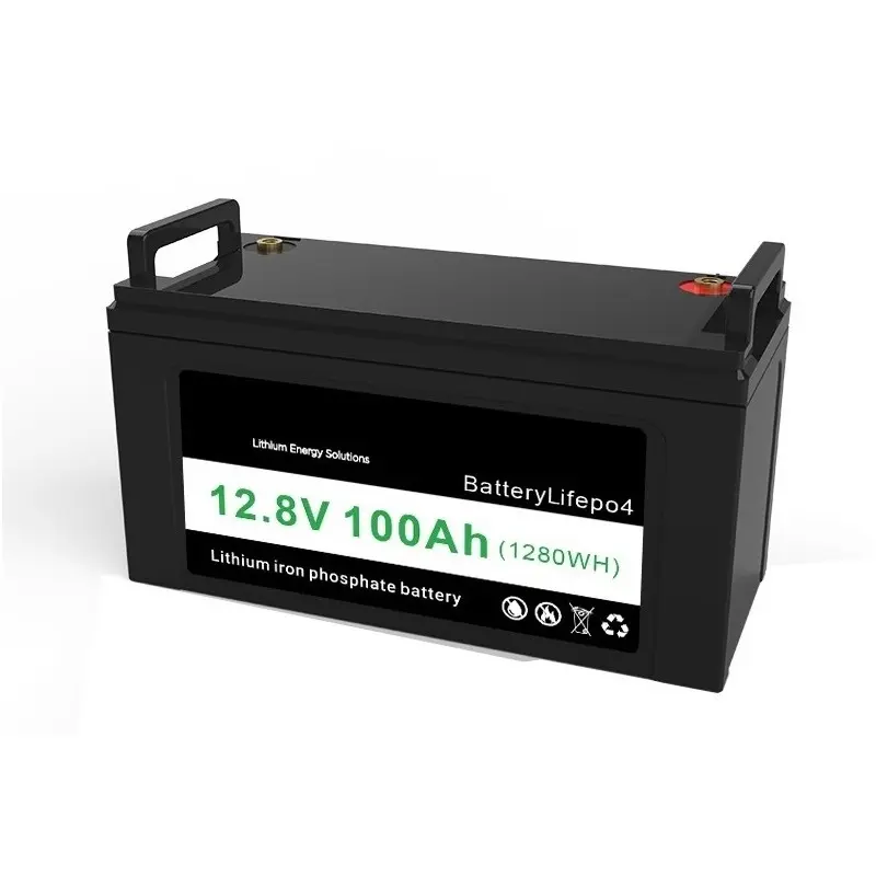 ABS แบตเตอรี่ LiFePO4 3.2V 100AH 12V LiFePO4สำหรับระบบจัดเก็บพลังงานแสงอาทิตย์