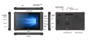 High Performance Industrial Rugged Tablet with I5 I7 Generation 11th. Processor Support 5G <strong>Network</strong> - Product Image 6