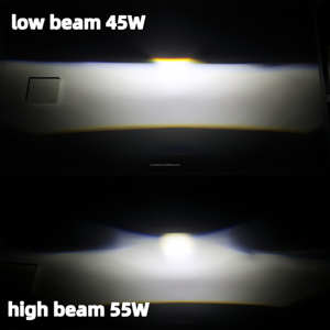 Yeni Mini H4 Lens 55w akıllı sürücü Led yüksek güç H4 Led projektör araba farı motosiklet evrensel - Product Image 6