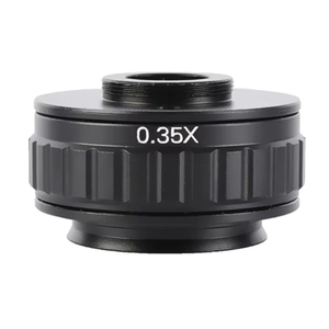 <strong>C</strong> <strong>Mount</strong> Adapters Lens 0.35X <strong>CCD</strong> for Trinocular Stereo Microscope Camera 38MM Interface Increased Field of Vision - Product Image 1