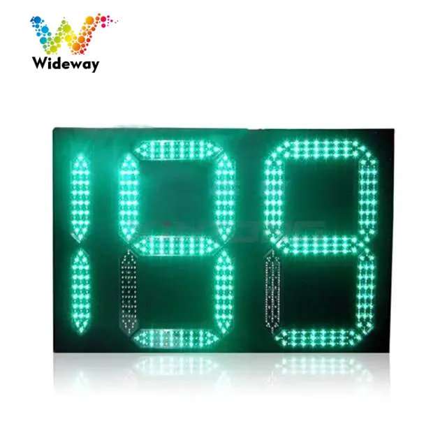 Temporizador LED de señal de tráfico, temporizador de cuenta atrás de 3 dígitos en 3 colores, 0-199s, 600mm, 800mm, rojo, amarillo y verde