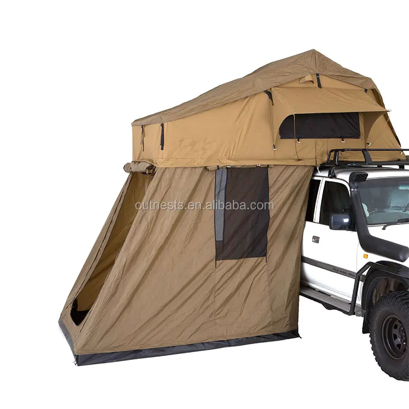 Camada macia 4x4 para caminhão, acampamento, barraca superior com anexo
