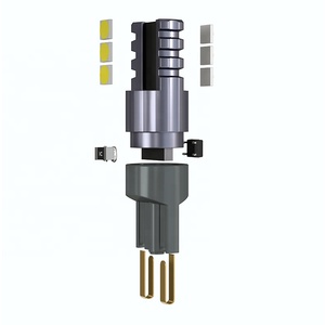 Yüksek güç T10 LED ışık ampul 3570 cips 1200LM yedi renk dönüş sinyal ampul 194 194 Canbus T10 Canbus 6W yeni durum - Product Image 3
