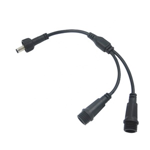 Y <strong>Splitter</strong> Wire Harness 2 <strong>3</strong> 4 PIN Parallel Power Cable <strong>1</strong> <strong>Input</strong> 2 <strong>Output</strong> Waterproof Connector - Product Image 3