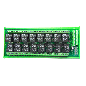 Módulo de relé de control de 16 canales, placa amplificadora de salida de alta potencia, PLC, con optoacoplador, 3,3 v-5vdc, 12v-24vdc, 30A - Product Image 4