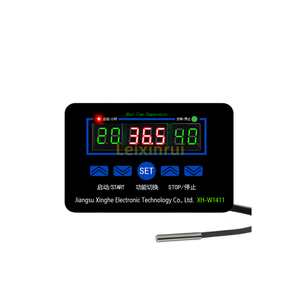 XH-W1411デジタル温度調節器3ディスプレイ多機能温度調節器温度調節スイッチ-19 ~ 99 - Product Image 1