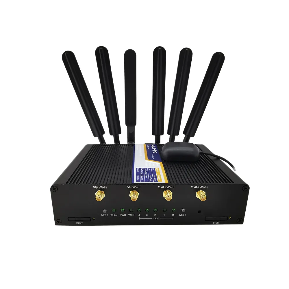 Industriële Cellulaire Gigabit 5G Router G930 Serie 2.4G 5.8G Wifi Iot M 2M Rs232 Rs485 Apn Vpn Gateway