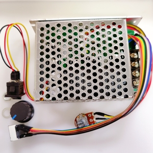 DC 10V-55V 12V 24V 36V 48V 60A PWM DC Governor Brush Motor regolatore di controllo della velocità display digitale reversibile inverso in avanti - Product Image 4