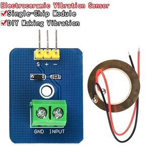 DIYキット3.3V/5Vセラミックピエゾ振動センサーモジュールアナログコントローラー電子部品供給センサR3用 - Product Image 3
