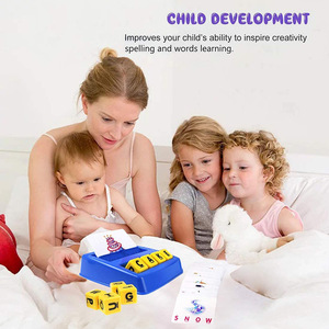 English Literacy Wiz Fun Game-Großbuchstaben-30 Karteikarten-Lernspiel zeug zum Erlernen der Vorschule - Product Image 3