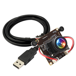 ELP 2592*1944 5MP 30fps USB modulo Fisheye 180 gradi Mini Webcam industriale con microfono per Raspberry PI Jetson Nano