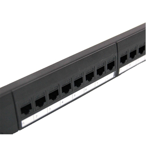 19-Inch 1U Rack Mount CAT6/CAT5E/CAT6A UTP RJ45 Network <strong>Patch</strong> <strong>Panel</strong> 24 <strong>Port</strong>/48 <strong>Port</strong> CAT6/CAT5E/CAT6A <strong>Patch</strong> <strong>Panel</strong> Network Cables - Product Image 2