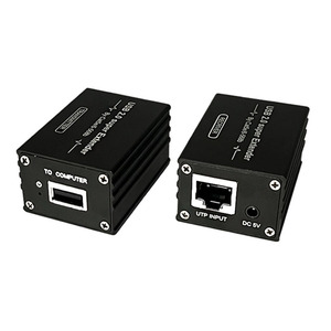 Extensor USB 70m Amplificador de señal de extensión 2 puertos USB 2,0 a RJ45 Extensor de red compatible con 1 a 1, 1 a 2, 1 a 4 - Product Image 1