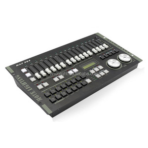 ไฟเวทีควบคุม DMX สูงสุด384/512 XLR-3แผงควบคุม DMX Master Console LED PAR BEAM ย้ายหัว DJ Effect Light dimmers สูง