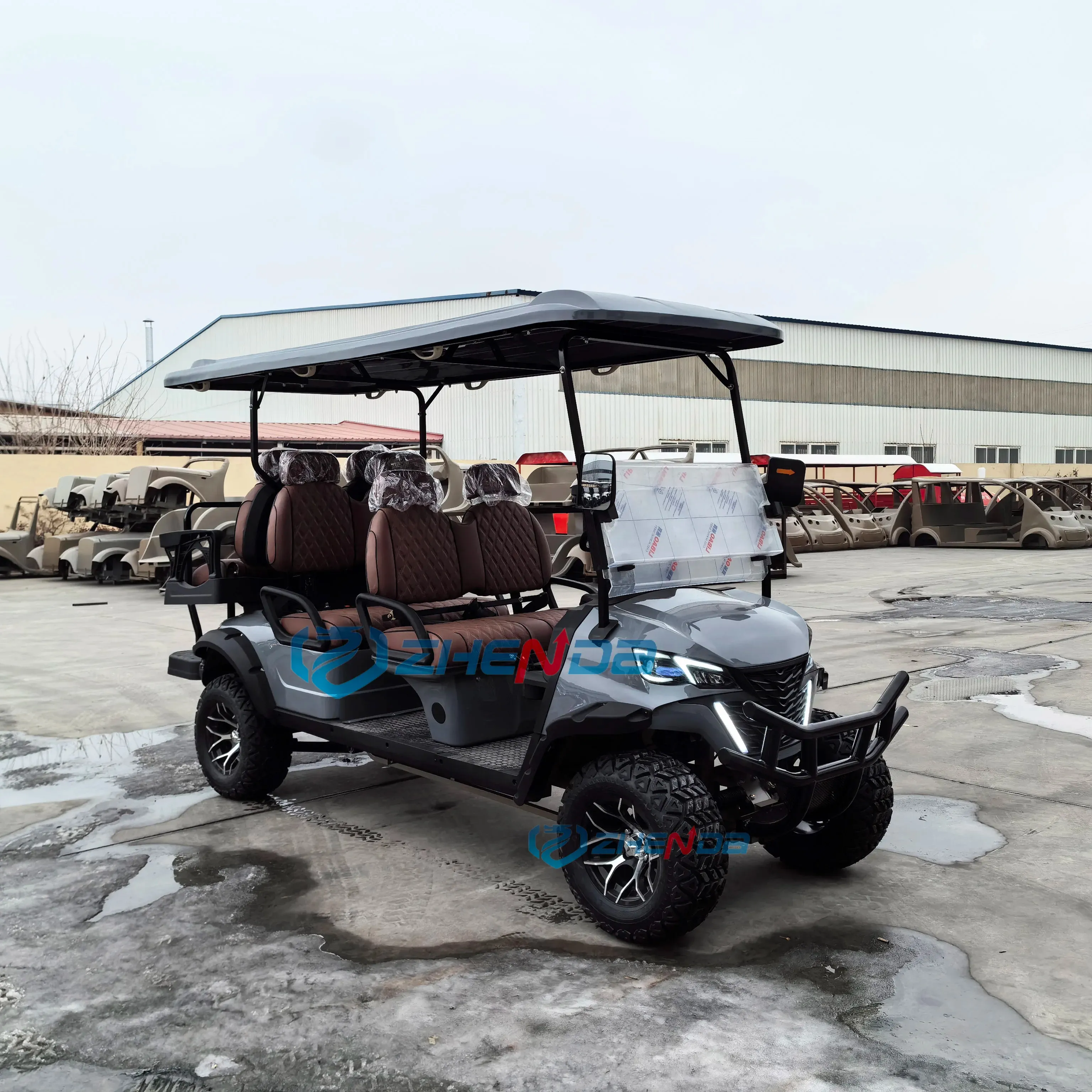 Street Legal 48V 72V Batterie au lithium Karts Car Buggy 4 Seater Electric off road golf cart