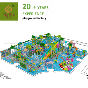 Baihe CE chứng nhận thép trẻ em chơi Thiết bị trò chơi mềm trong nhà Thiết bị chơi trẻ em sân chơi lớn trong nhà an toàn và bền - Product Image 2