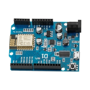 ESP-12E WeMos D1 R3 CH340 CH340G WiFi geliştirme kurulu tabanlı ESP8266 kalkanı akıllı elektronik PCB Arduino için uyumlu IDE
