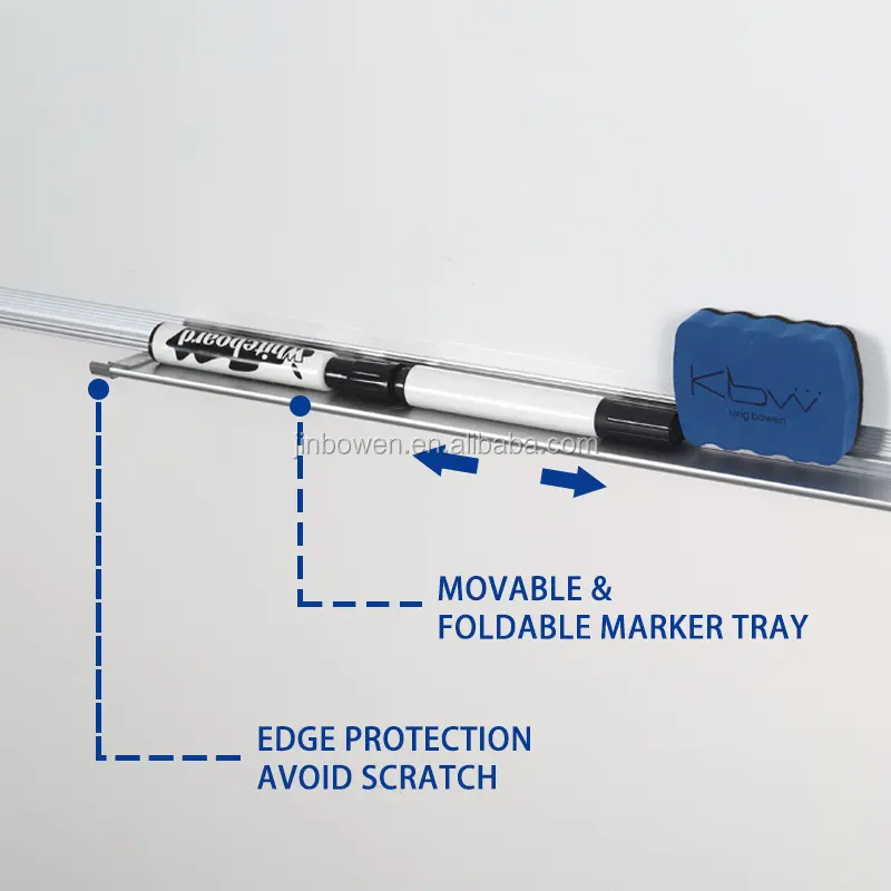 KBW 120*90 см подвесная магнитная доска для письма сухой стирания белая доска с алюминиевой рамкой для обучения школы Дома Офиса