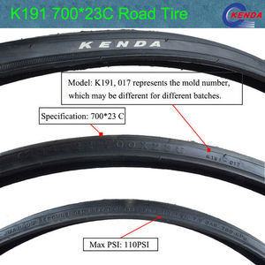OEM/ODM BUCKLOS 700 * <span class=keywords><strong>23C</strong></span> KENDA מתקפל פנימי צינור החלקה Ultralight K191 רכיבה על כביש צמיג אופניים אופניים חלקי צמיג