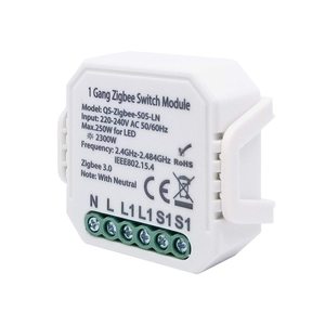 ZigBee <strong>3</strong>.0 Smart Light Switch, Smart <strong>Home</strong> <strong>Automation</strong> DIY Module Breaker Support 2 Way Control, Works With Alexa Google <strong>Home</strong> - Product Image 1