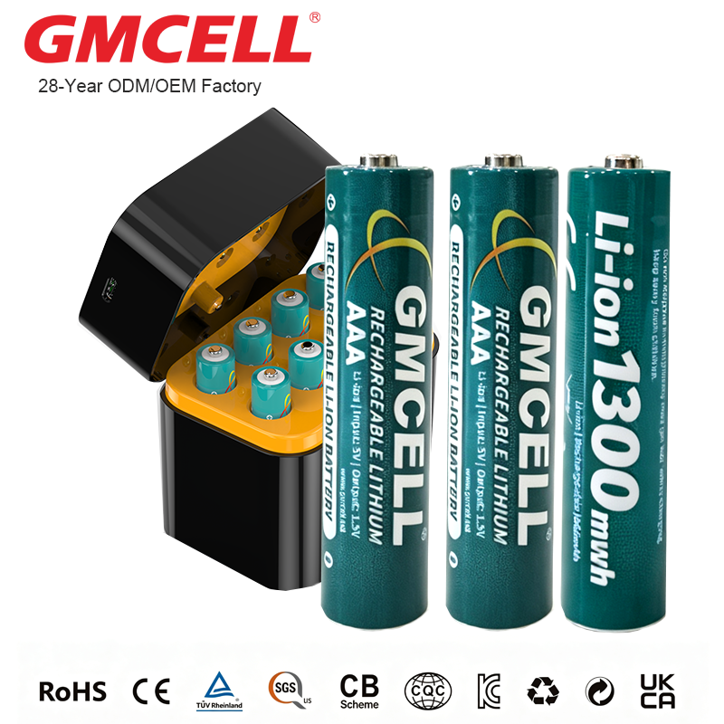 8pcs AAA with Charger Set