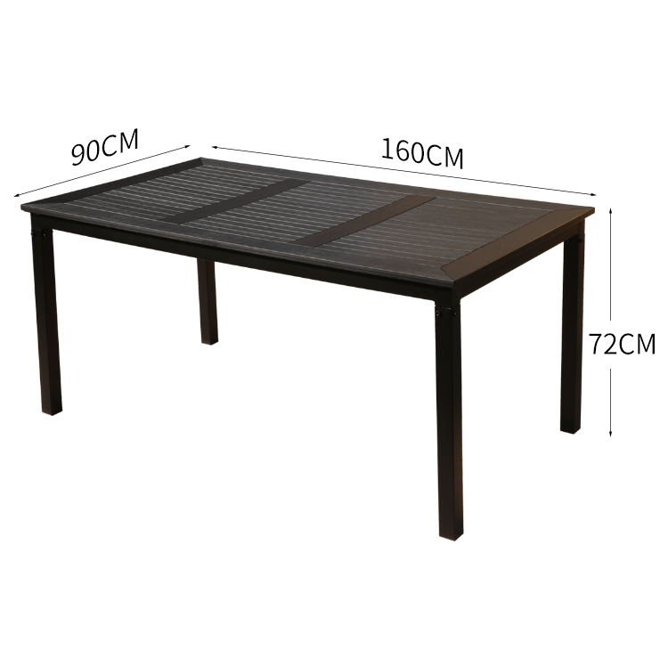 Black 160*90cm table