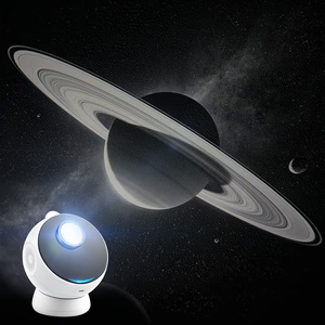 スタープロジェクターナイトライト-宇宙飛行士宇宙プロジェクター、タイマーとリモート付きの星空星雲天井LEDランプ、キッズルームD - Product Image 3