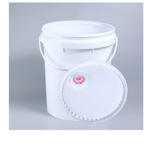 25L เกรดอาหาร28L 30L ถังพลาสติกที่มีฝาปิดและมือจับ - Product Image 3