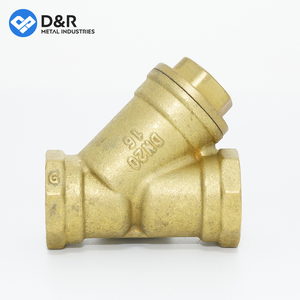 D & R วาล์วกรอง DN20ทองเหลือง Y 3/4 "G ตัวเมียตาข่ายทองเหลืองฝาเกลียววาล์วกรอง PN16สำหรับป้องกันการอุดตัน - Product Image 2