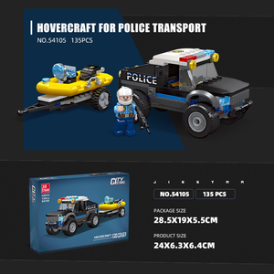 JIESTAR, lo último, barato, vehículo de comando de policía de ciudad pequeña, vehículo de rescate, modelo de coche de persecución, juguete de bloques de construcción, conjunto de regalo para niños y niñas