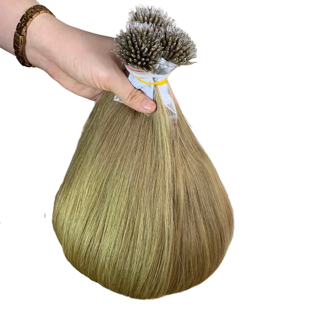Keratin Nano Tip Color Straight Remy Hair 100% Cabello humano Vietnam con precio barato Envío mundial para Lady Girl