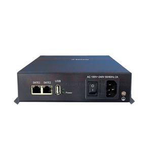 Small Digital TV Headend Broadcast <strong>Network</strong> 2 Data Ports IP Gateway - Product Image 1