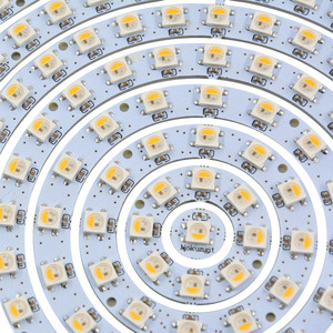 DC 5V WS2812B Pixel แหวน8 16 24 35 45 LEDs 5050 RGB WS2812 SK6812แอดเดรสรอบแหวนพิกเซลโคมไฟโมดูล LED Strip Light