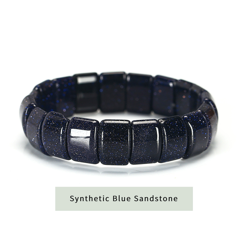 Synthetic Blue Sandstone Bracelet