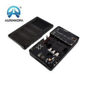 Caja de aleación de aluminio ventilador de refrigeración incorporado para Raspberry Pi 5 Dual M.2 NVMe PCIe ranuras compatibles con Raspberry Pi HATs estándar - Product Image 6