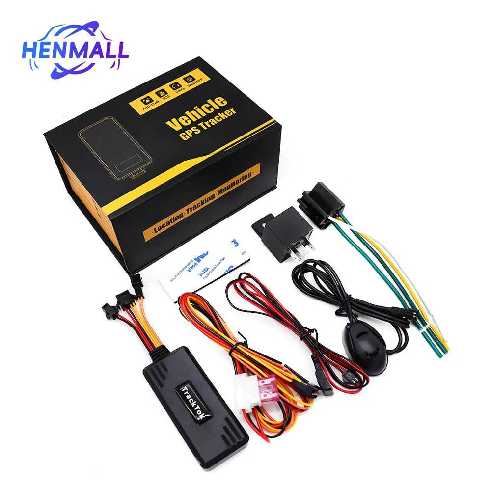 Автомобильный GPS-трекер Henmall, 4G, 8 контактов